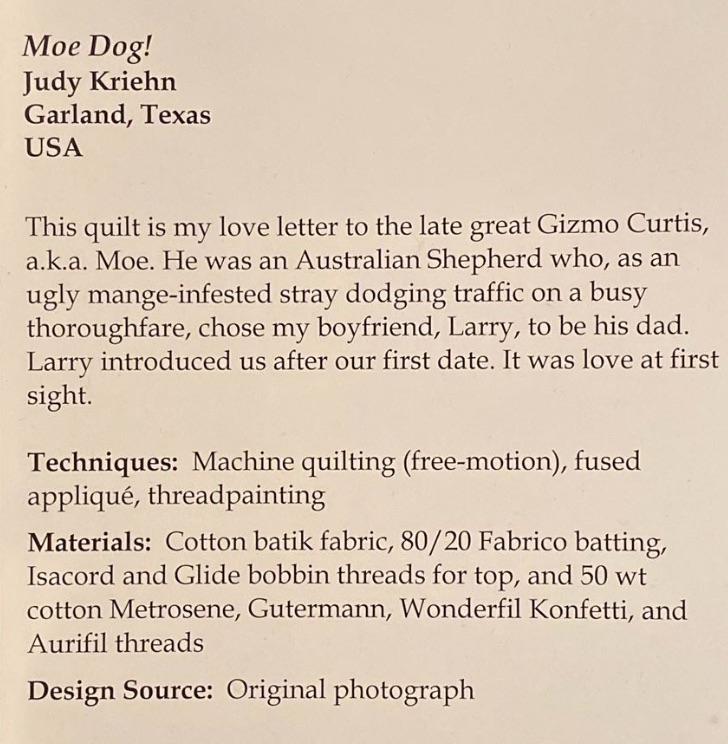 "Moe Dog!" by Judy Kriehn - Sign